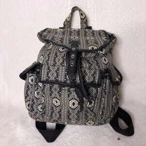 Womens Geometric Pattern Back Pack Bag Size OS